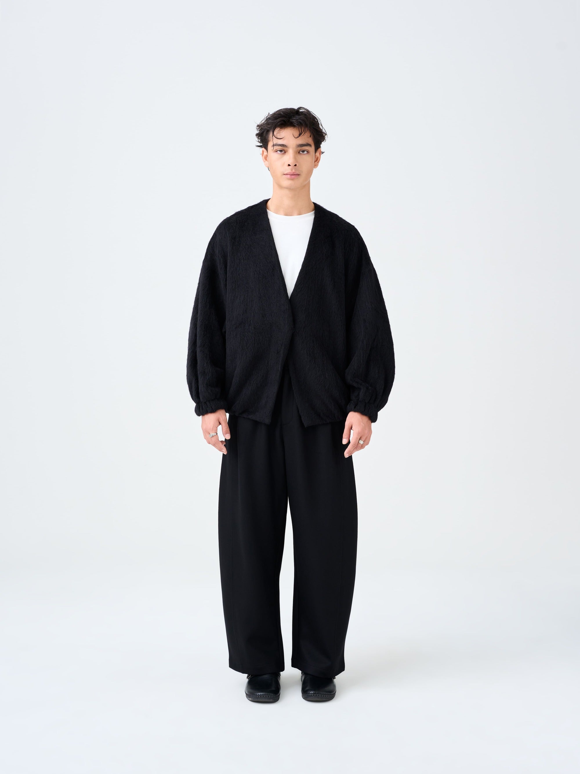 Brushed Wool Cardigan