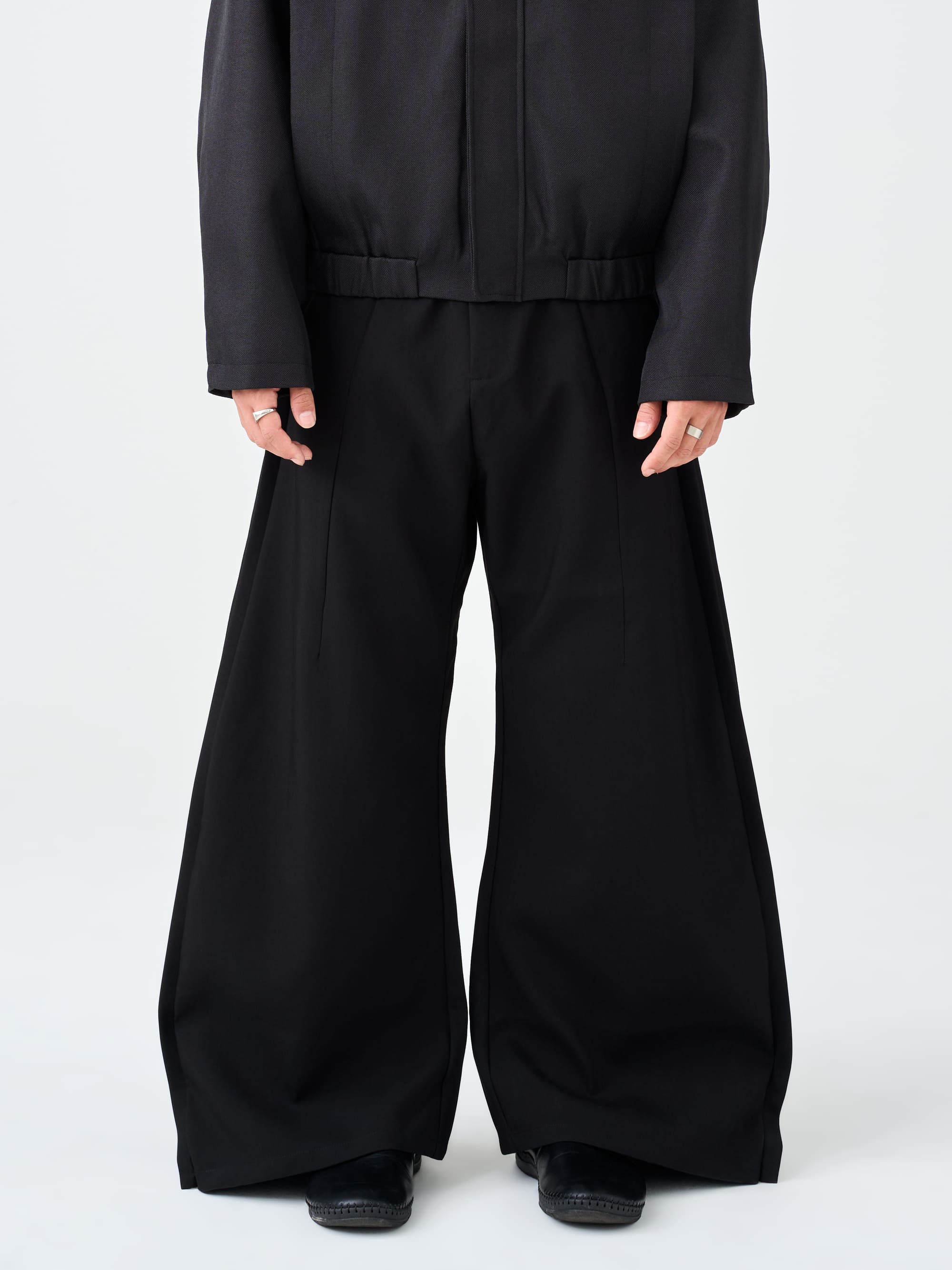 Sculpted Pleated Trouser