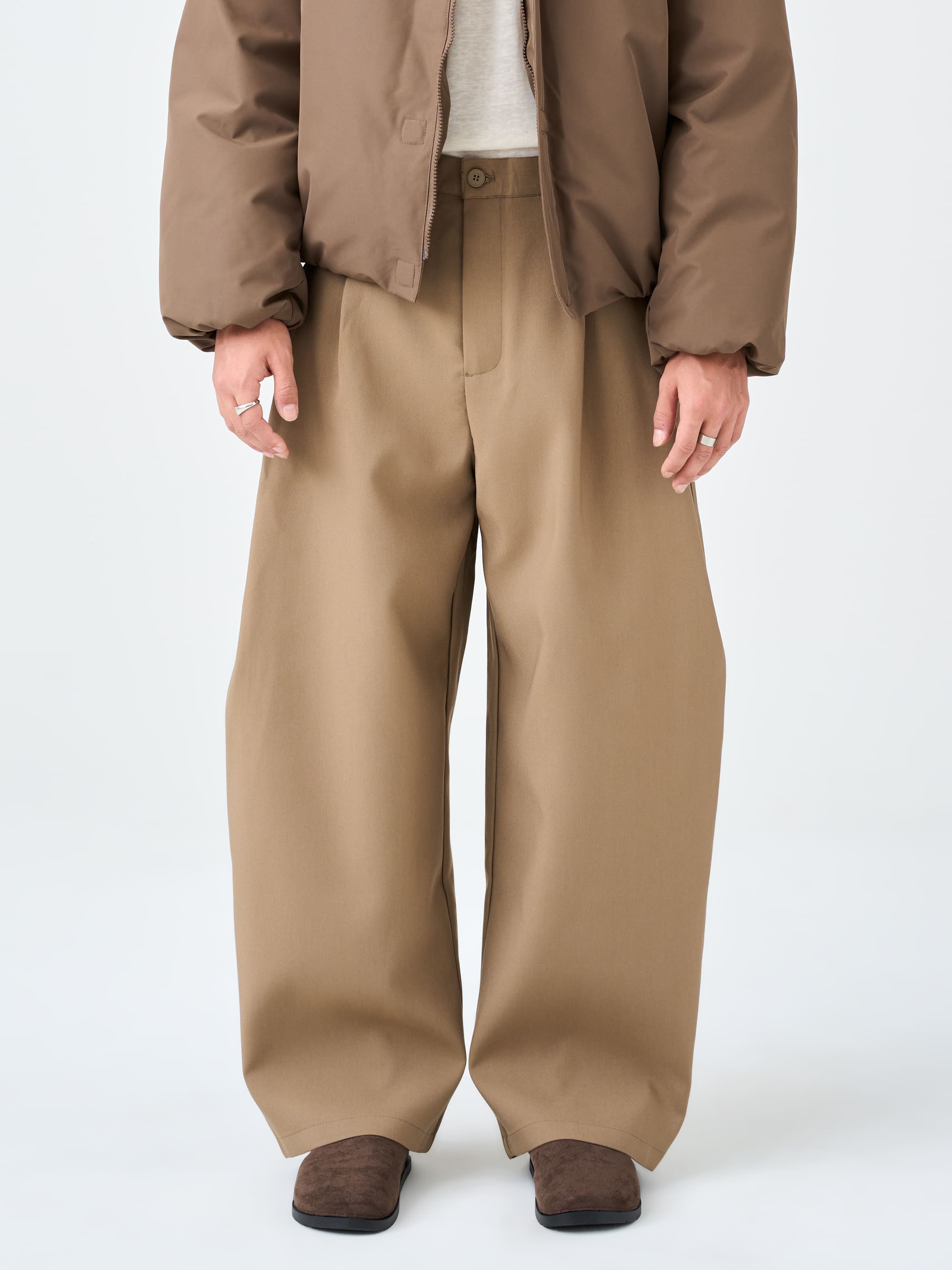 Structured Wide Pants