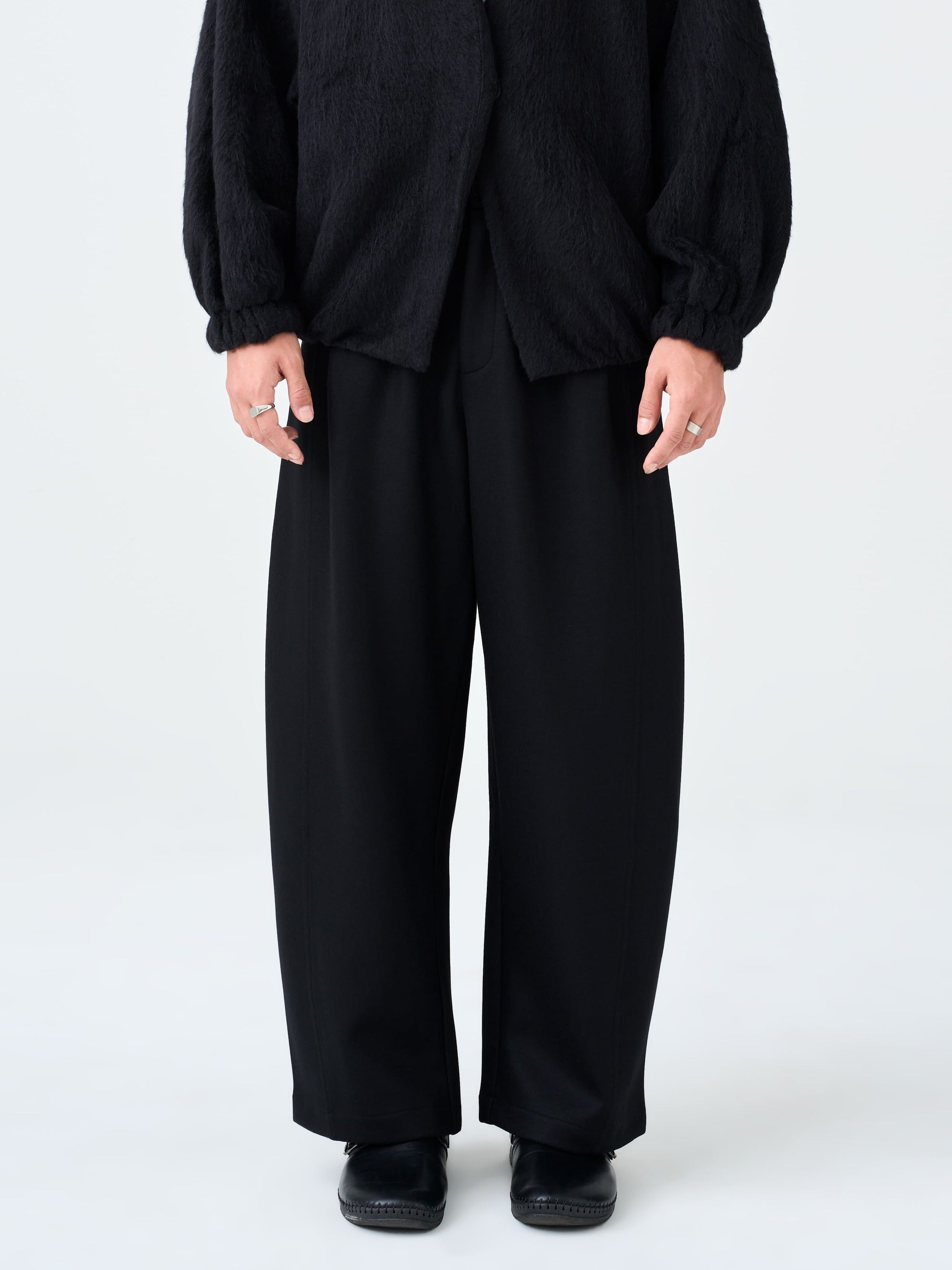 Wide Wool Pants