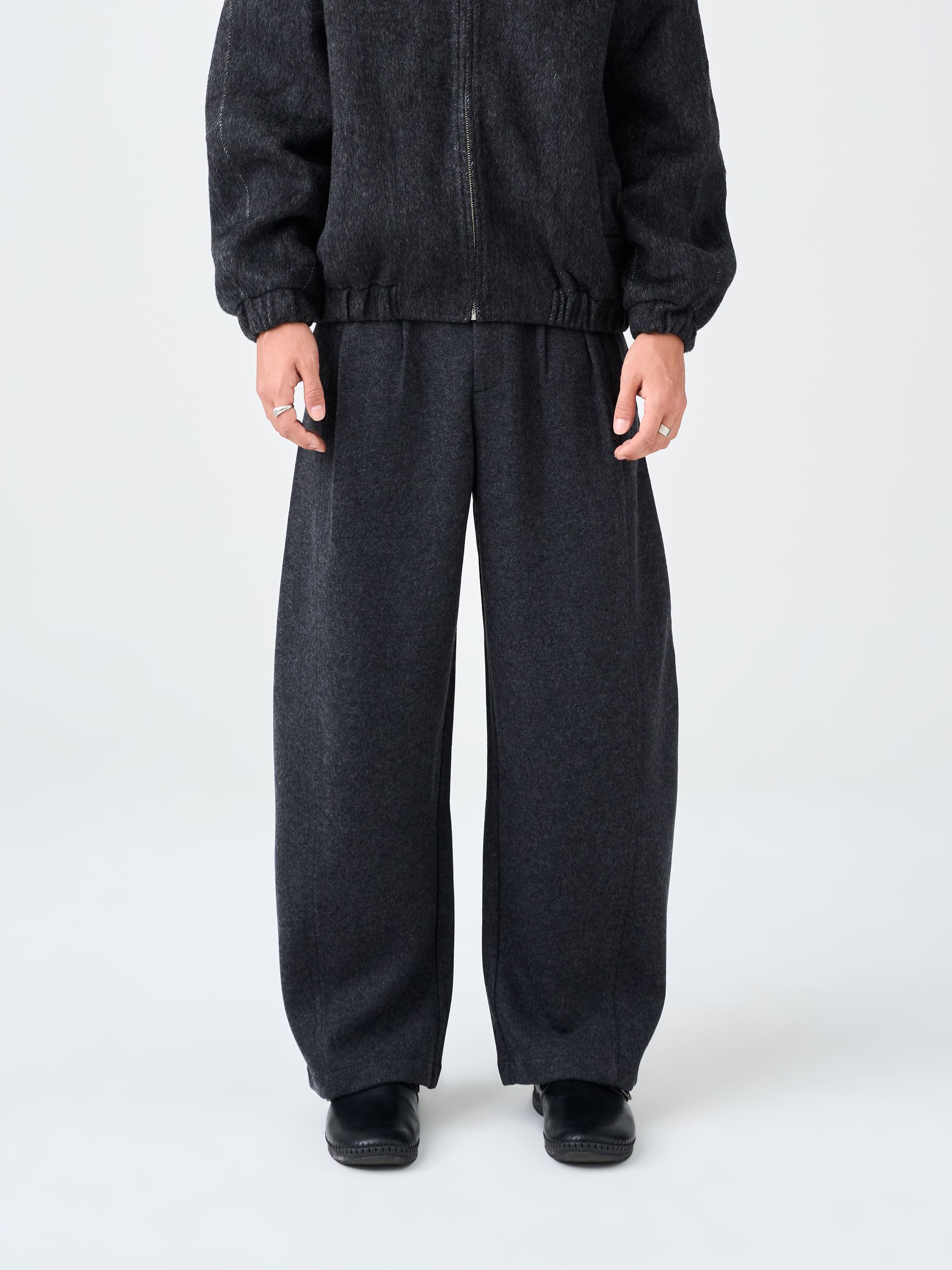 Wide Wool Pants