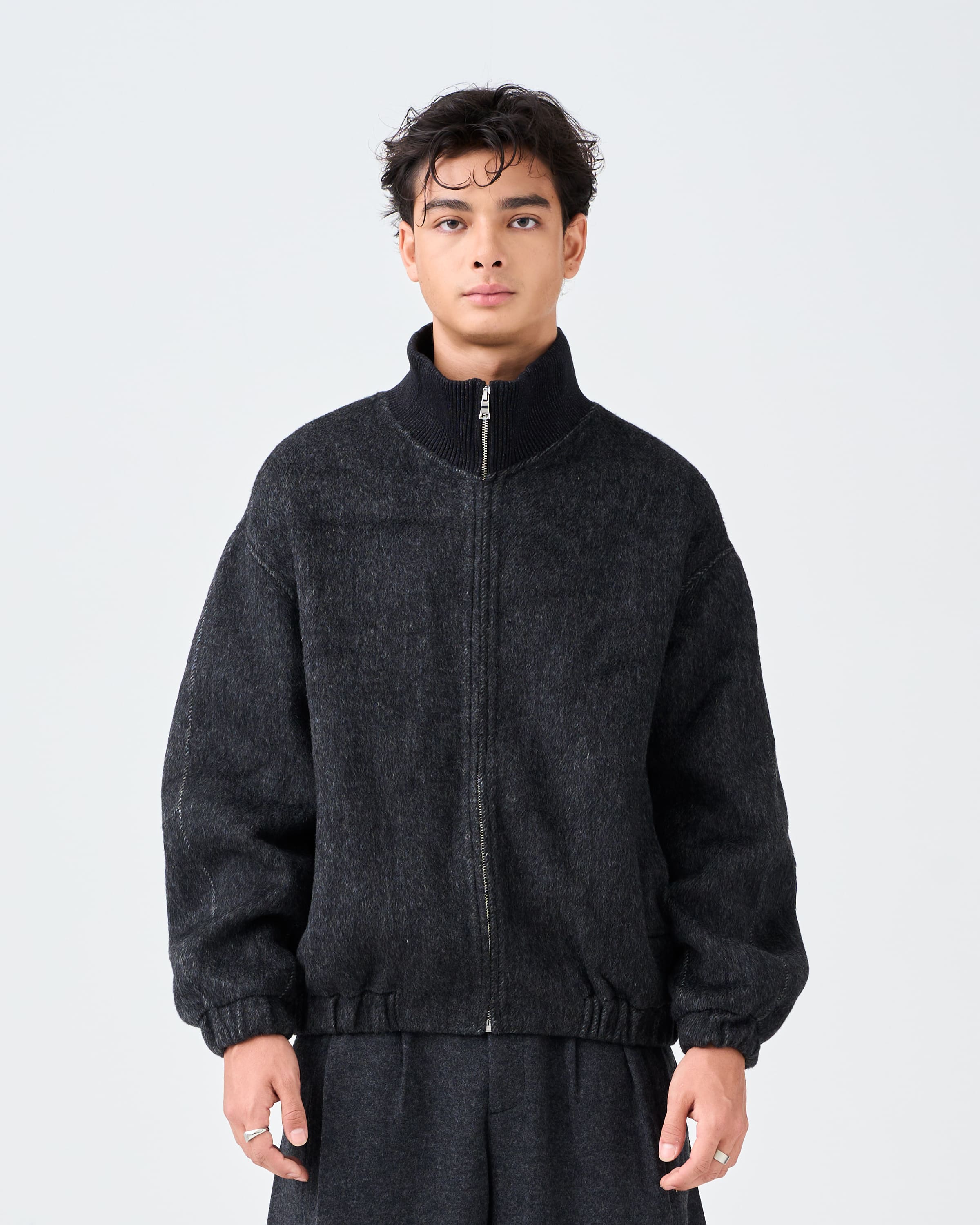 Wool Zip Jacket