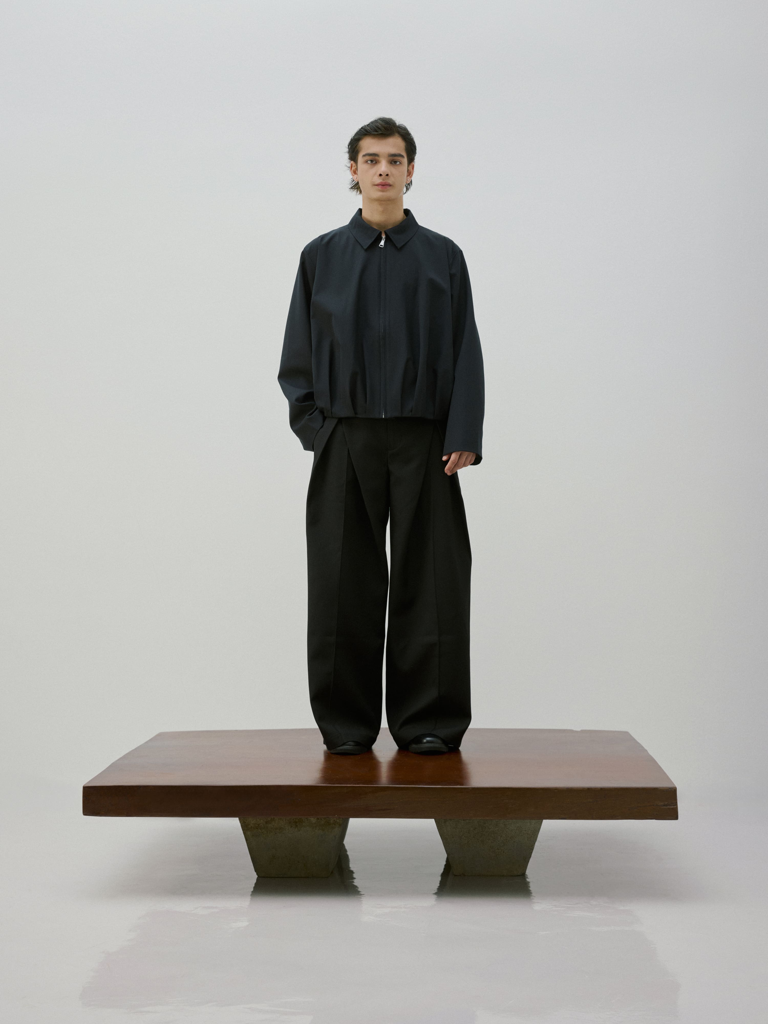 Folded Panel Trouser