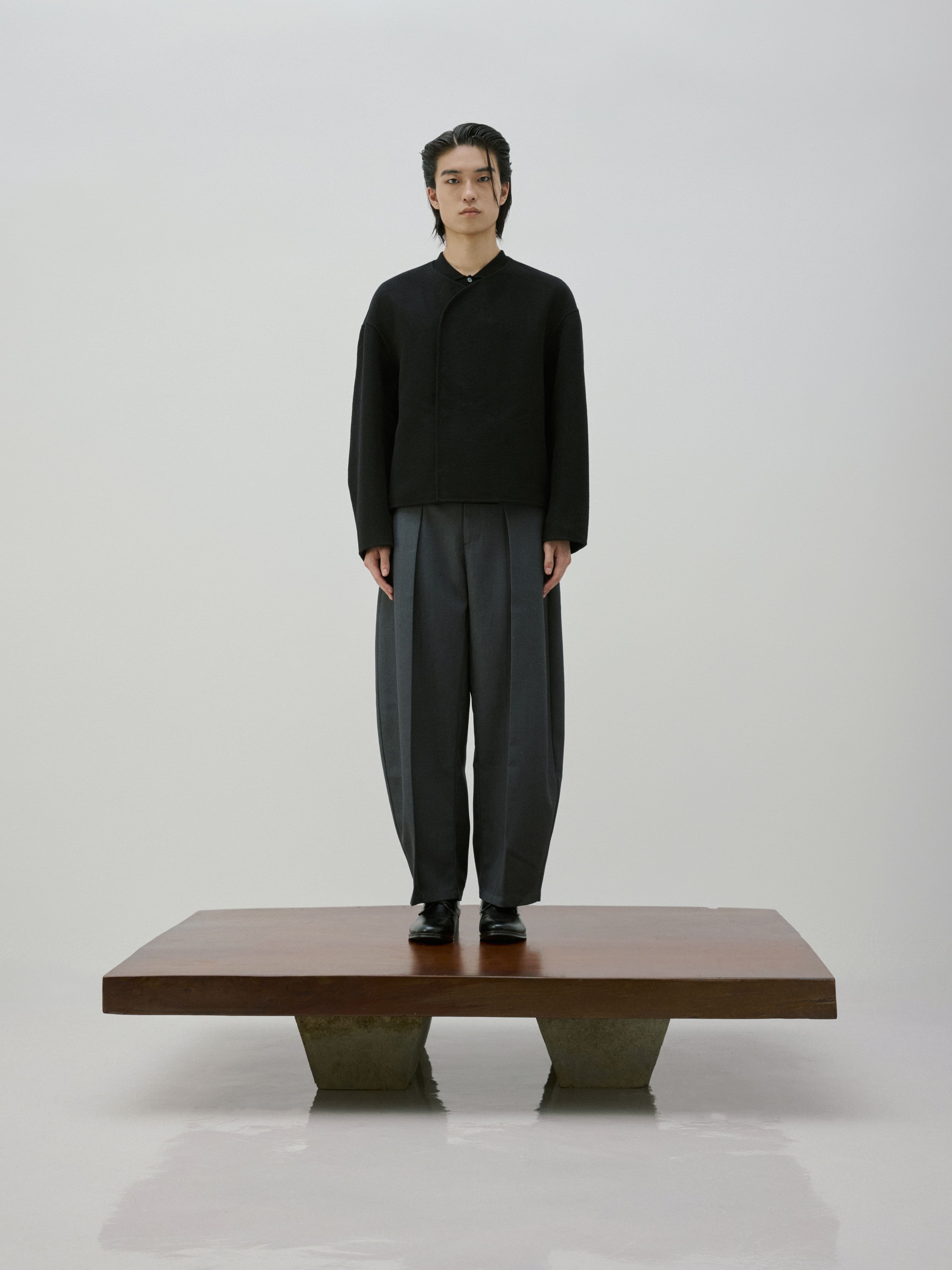 Curved Leg Trouser